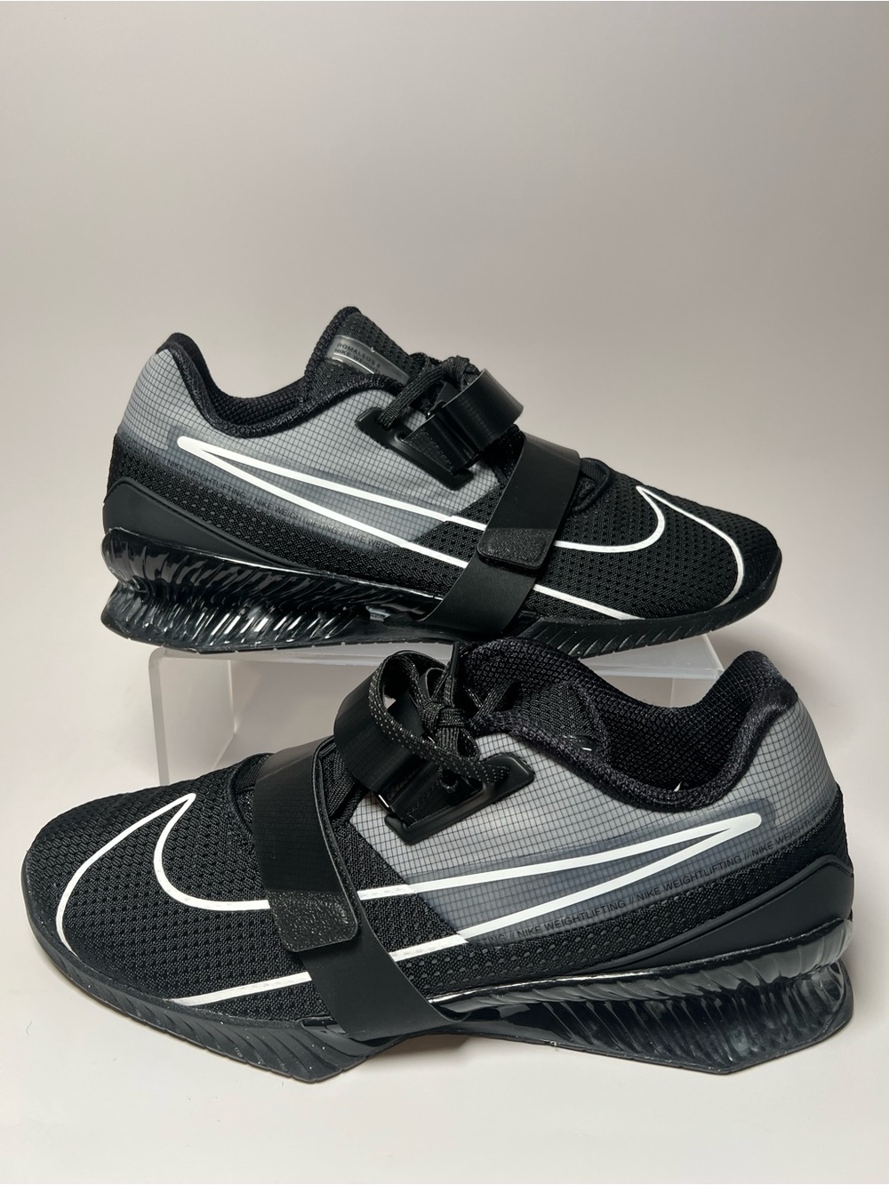Nike Romaleos 4 Weightlifting Training Shoes Black White CD3463-010 Mens 13 New
